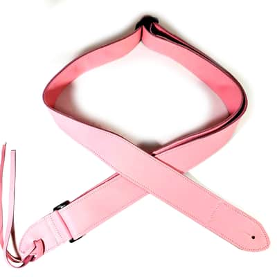 Pink Leather Premium Leather Guitar Strap- Pink Leather Guitar Strap-100% Leather Guitar Strap- Acoustic, Electric Bass Guitars image 4