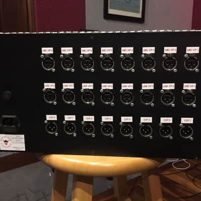 Vintage Neve 1073 8-Channel Mic Preamp EQ Racked with output trim and phantom image 2