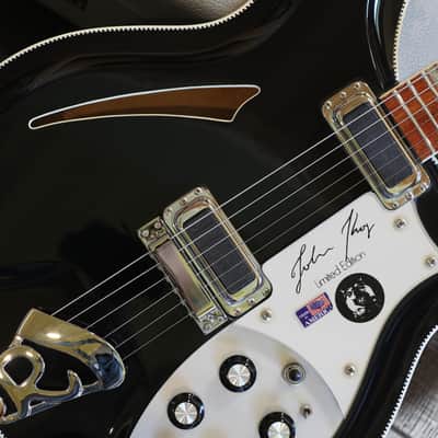 Minty! 1995 Rickenbacker 381JK John Kay Signature #233 of 250 Semi-Hollow Electric Guitar JetGlo + COA OHSC image 5