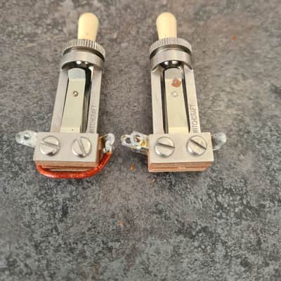 2 x Gibson Switchcraft 3 way switch for Les Paul SG ES 1980s image 1