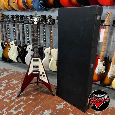 Gibson   Flying V Faded Cherry Red image 4