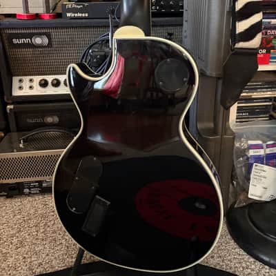 2007 Epiphone  Les Paul Custom Prophecy  - Trans Black - HSC image 7