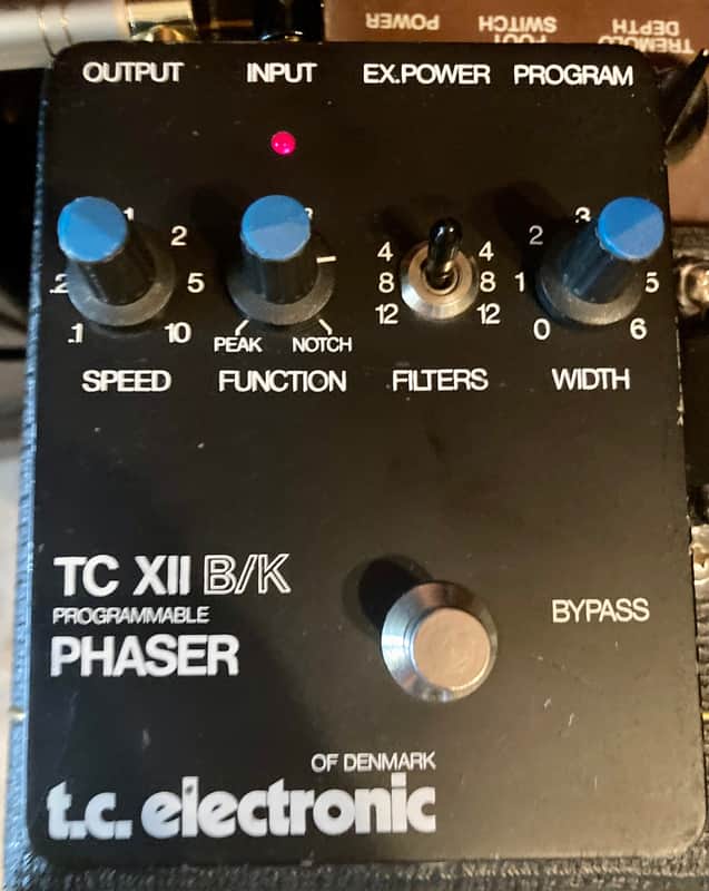 ベース tc electronic TC XII B/K PHASER TC Electronic TC XII Programmable Phaser B/K Rare Vintage Version