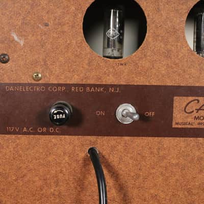 1960 Danelectro Cadet Model 122 1X8 Tube Combo image 3