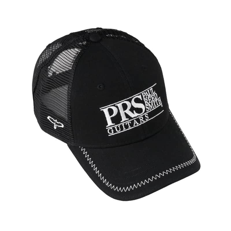 PRS Trucker Logo Hat Block Logo White image 1