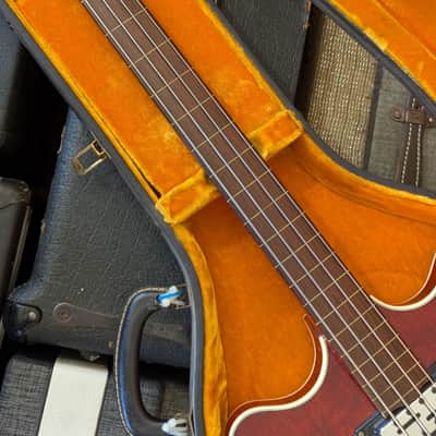 Ovation 1223-2 Typhoon III 1968/69 - Wine Red Fretless image 5