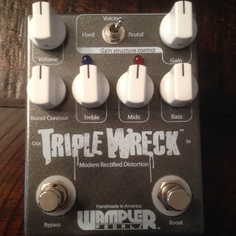 Wampler Triple Wreck Distortion Pedal | Reverb