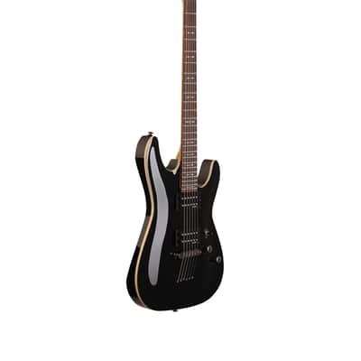 Schecter Omen 6 6 String Electric Guitar Black image 8