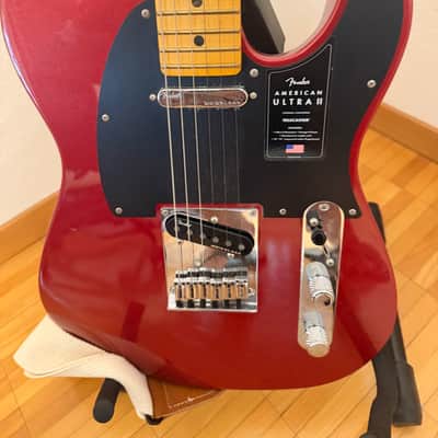 Fender American Ultra II Telecaster with Maple Fretboard 2024 - Present Sinister Red image 2