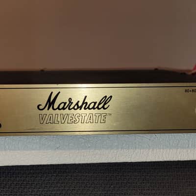 Marshall Valvestate Model 8008 80+80-Watt Guitar Power Amplifier 1998 - 2001 - Gold image 3