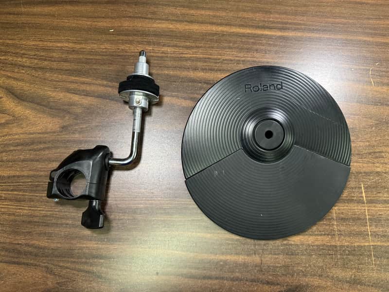 Roland CY-5 Dual Trigger Cymbal Pad w/Clamp and Hi Hat Attachment - ZU45382 image 1