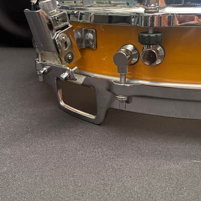 Tama 14" x 3,25" Tama AW523 snare drum 1989 - Bird’s Eye Maple Amber Lacquer image 8