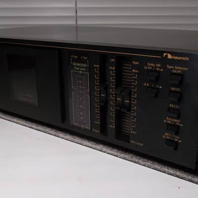 1984 Nakamichi BX-150 Black Stereo Cassette Deck 1-Owner Serviced New Belts & Tire 07-2022 VG #509 image 11