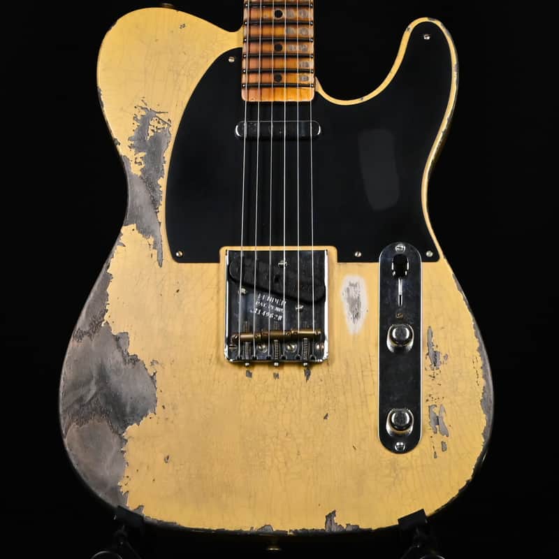 Fender Custom Shop '52 Telecaster Super Heavy Relic- Aged Nocaster Blonde 2026 (R149628) image 1