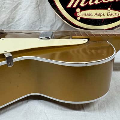 Kay K130 K-130 Archtop Guitar with Chipboard Case 1950s - Gold / Goldtop image 15