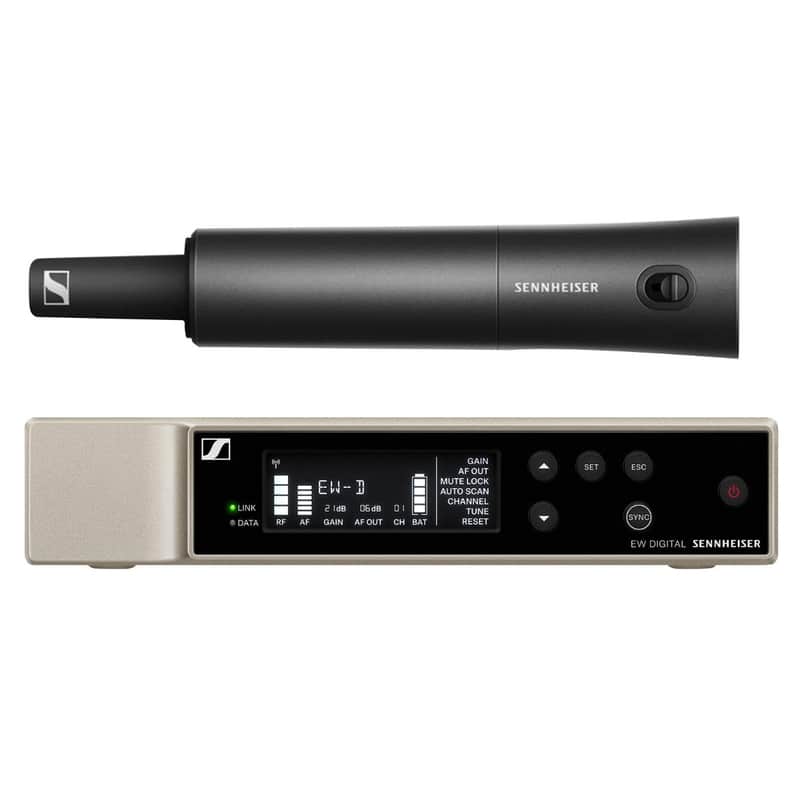 Sennheiser EW-DSKM-SBASESETR1-6 Digital Wireless Handheld Transmitter & Receiver Base Set - Open Box Mint image 1