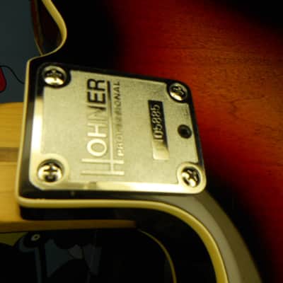 1992 Hohner TE Professional Custom Tobacco Burst telecaster (like a 62' fender custom) image 6