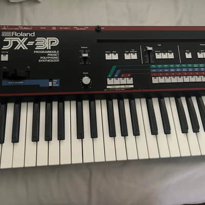 Roland JX-3P 61-Key Programmable Preset Polyphonic Synthesizer with PG-200 Programmer 1983 - 1985 - Black