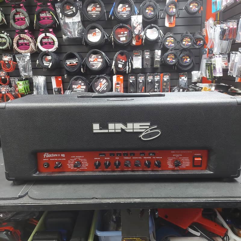 2000's Line 6 Flextone II HD 100 Watt Stereo Digital Modeling Guitar Amp Head (USED) SN# (21)FH21A5203000530 "Made In USA" image 1