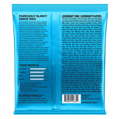 Ernie Ball 2835 Extra Slinky Electric Bass Strings (40-95) image 2