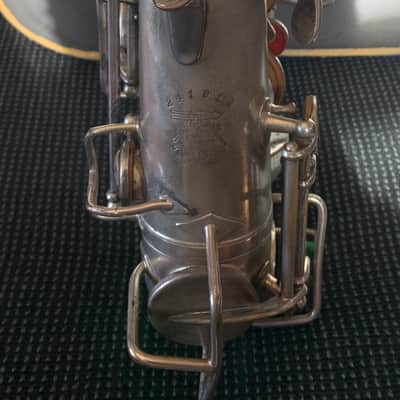 Buescher True Tone alto saxophone from 1928 - silver plated image 3