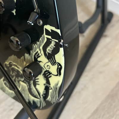 ESP KH-2 Ouija Kirk Hammett Signature 1990's - Black with Ouija Graphic image 20