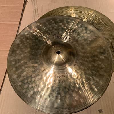 Paiste 14" Signature Dark Crisp Hi-Hat Cymbals (Pair) 1989 - Present - Traditional image 4