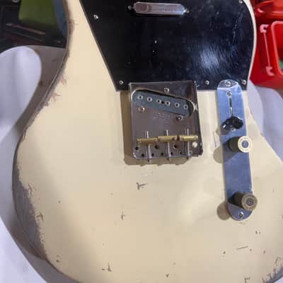 KGD based  , Reborn under AMERI’Can’Fix’It Stringed Legion  Telemaster (Celtic Saints Reprisal) 2025  - Relic aged cream white image 12