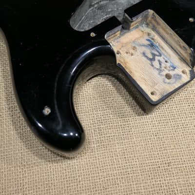 Body Black, Genuine 80s Squier Bullet Strat image 3