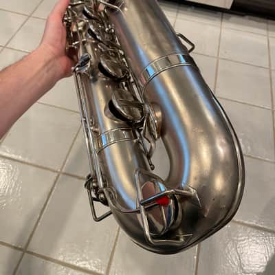 Beautiful 1913 Early Buescher True Tone Baritone Saxophone High Pitch (Serviced and Ready to Play) image 9