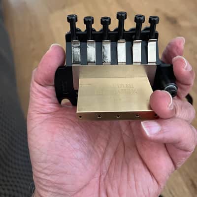 Floyd Rose Original  Black Made in Germany with 34mm Brass Block R3 nut image 7