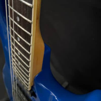Samick Superstrat made in Korea Superstrat blue Hss image 11