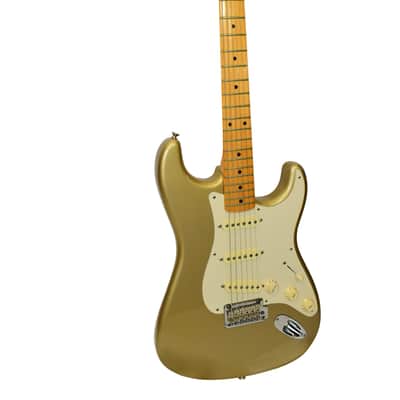 2007 Fender Classic Player '50s Stratocaster Electric Guitar, Maple Fingerboard, Shoreline Gold image 1