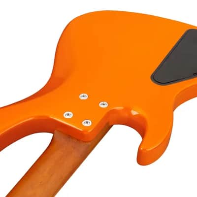 Sadowsky MetroExpress 24-Fret Modern Bass, Morado Fingerboard, 4-String - Solid Candy Apple Orange Metallic High Polish image 6