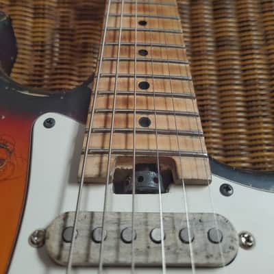 Partscaster Relic Distressed Strat w/ Bare Knuckle Pickups image 3