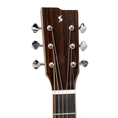 Stagg SA45 D-LW Dreadnought Spruce Top Mahogany Neck 6-String Acoustic Guitar image 8