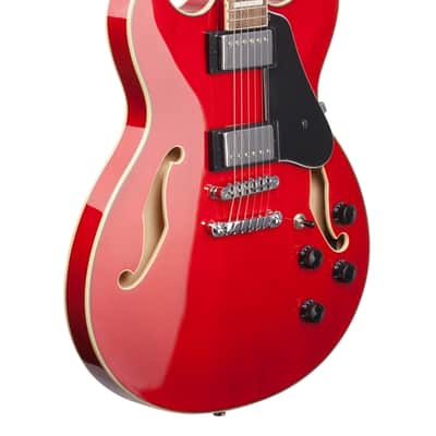 Ibanez Artcore AS73 Semi-Hollowbody Guitar Trans Cherry Red image 9