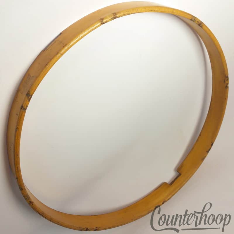 Oliver Ditson 14"3Ply Natural Maple Wood Hoop/Rim Snare Drum Resonant Vintage10s image 1