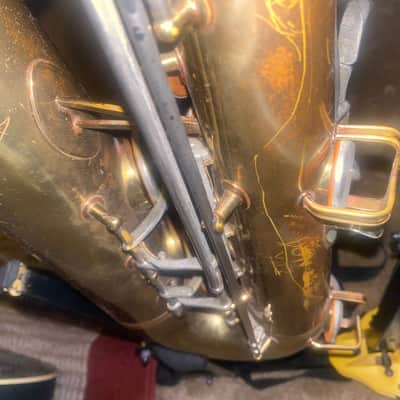 Vintage buescher Aristocrat series III Tenor saxophone, post Big G SN359090 image 10