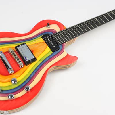 2013 Gibson Les Paul Zoot Suit Electric Guitar, Rainbow image 3