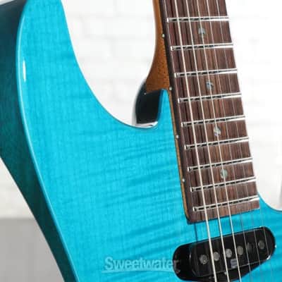 Ibanez Martin Miller Signature MMN1 Electric Guitar - Transparent Aqua Blue (MMN1TABd1) image 3