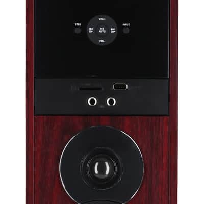 Rockville TM150C Cherry Powered Home Theater Tower Speakers 10" Sub/Blueooth/USB imagen 3