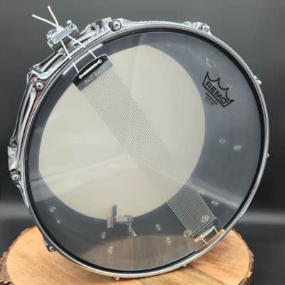 Canopus Aluminum Alloy Snare Drum 14x6 Jet Black image 11