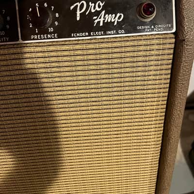 FS/FT Fender Pro 6G5-A Brownface 40-Watt 1x15" Guitar Combo 1961 - 1963 - Brown image 4