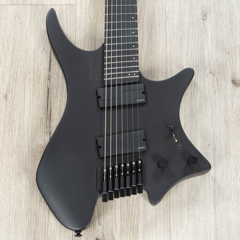 Strandberg Boden Metal NX 7 7-String Multi-Scale Headless Guitar, Black Granite image 1