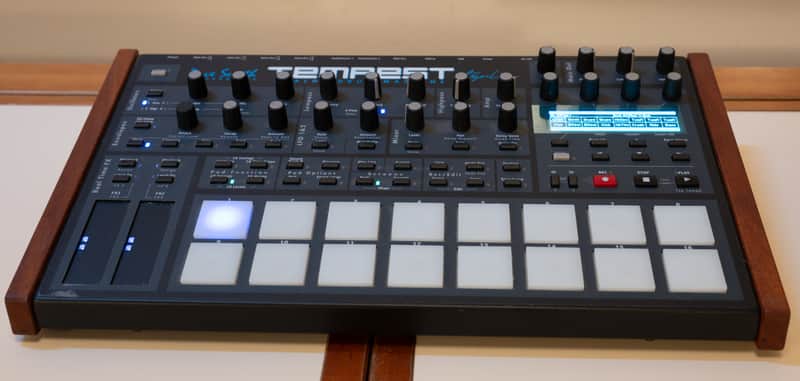 Dave Smith Instruments Tempest 6-Voice Drum Machine 2011 - 2018 - Black with Wood Sides image 1