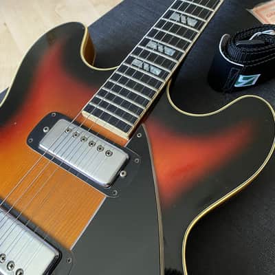 1974 Framus Billy Lorento Semi-acoustic guitar w/HSC and original warranty card - very rare! image 13