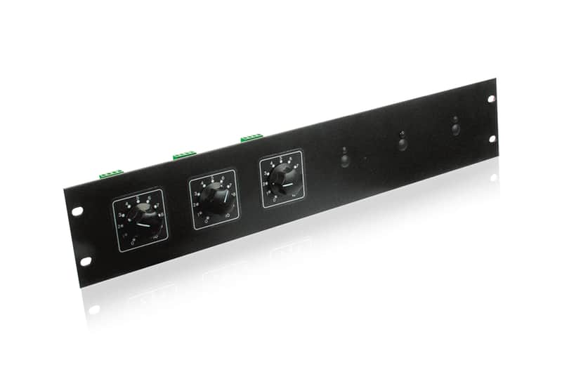 Atlas IED AT-PLATE-052 Attenuator Rack Mounting Plate Holds up to 6 Attenuators image 1