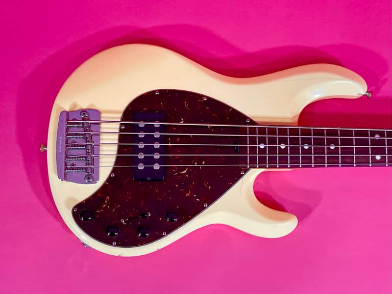 Ernie Ball Music Man Stingray 5 Limited Edition 2005 - Vintage Creme/Ivory image 1