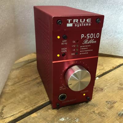 True Systems P-Solo Ribbon Desktop Microphone Preamp